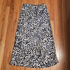 Mango Print Midi Skirt (XS)